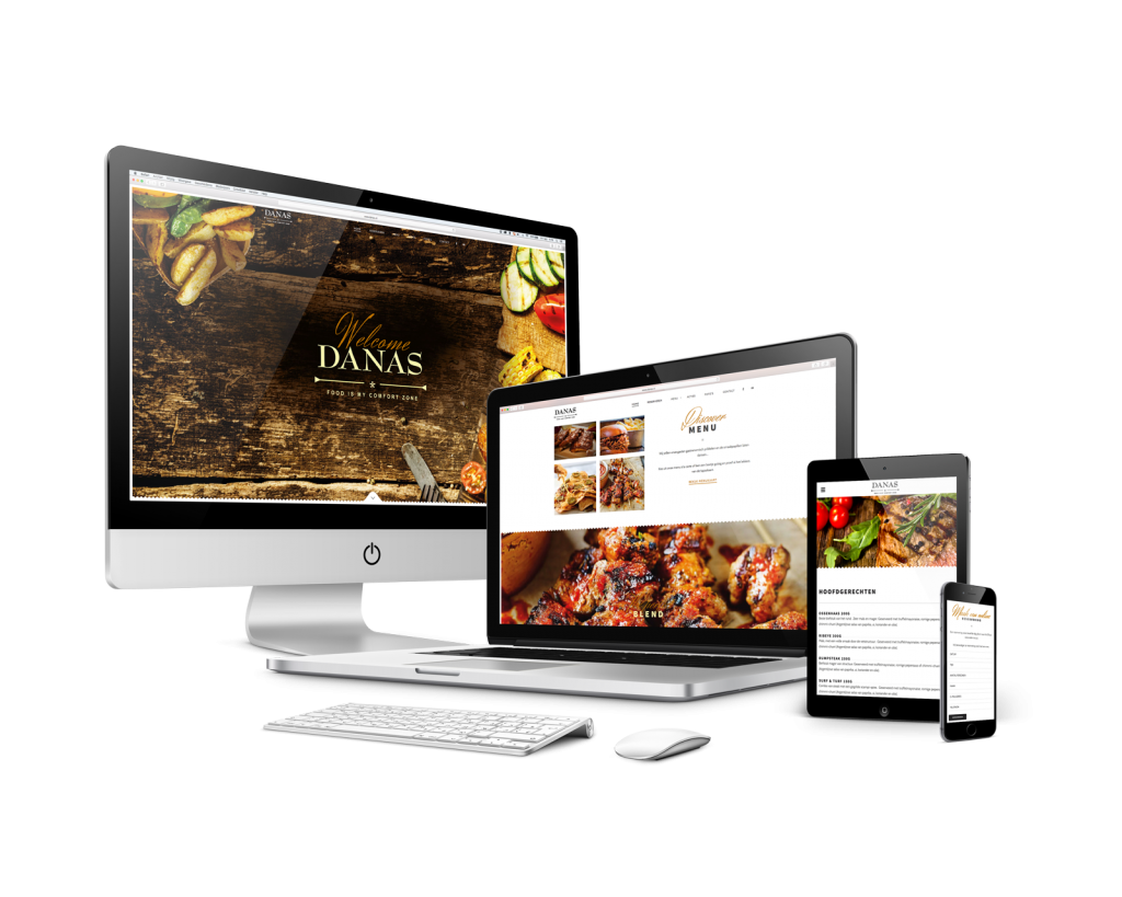 website voor een restaurant danas geleen